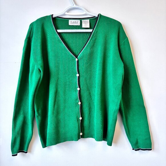 Vintage Green Tabi International Cardigan - Picture 7 of 10